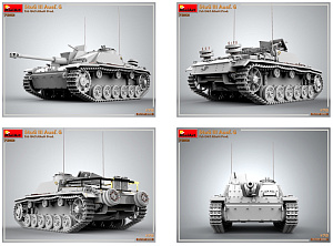 Сборная модель 1/72 Sturmgeschutz/StuG.III Ausf.G Feb 1943 (MiniArt)