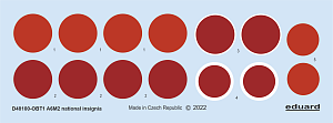 Декаль 1/48 A6M2 national insignia (EDU)