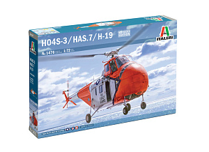 Сборная модель 1/72 Sikorsky HO4S-3 / HAS.7 / H-19 (Italeri)