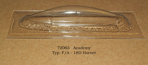 Вакуформованный фонарь 1/72 F/A-18D Hornet (ACAD) (Rob Taurus)