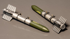 Дополнения из смолы 1/72 Tiny Tim 11.7 дюймовая неуправляемая ракета 2 шт. комплект (KepModels)