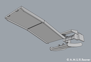Дополнения из смолы 1/48 Рампы воздухозаборников и окна перепуска для F-14 (A.M.U.R.Reaver)