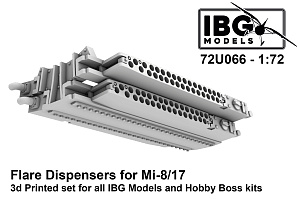 Дополнения из смолы 1/72 Факельные дозаторы Ми-8 и Ми-17 (для модели IBG и Hobby Boss)