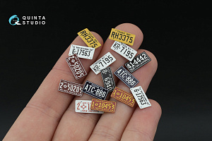 Автомобильные номера США, юго-западные штаты, 1950-1960 (для всех моделей) (на метал. основании), ч1