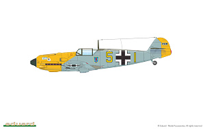 Сборная модель 1/48 ADLERANGRIFF (DOUBLE kit) Messerschmitt Bf-109E (Eduard kits)