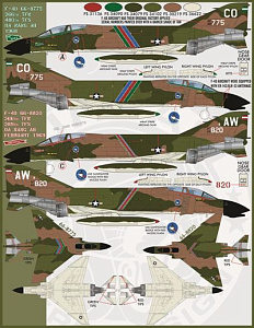 Декаль 1/48 Gunfighter Phantoms Part I (Furball Aero-Design)