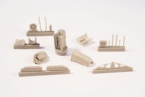 Дополнения из смолы 1/32 Le Rhone 9J - French WWI Rotary Engine
