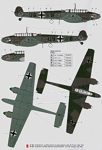 Декаль 1/32 Messerschmitt Bf-110C (3) (Techmod)