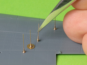 Дополнения из латуни 1/48 Focke-Wulf Fw-190A-6-A7/R11 Nightfighter - FuG217 "Neptun" antennas