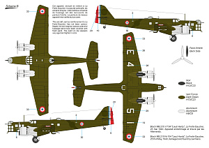 Сборная модель 1/72 Bloch MB.210 (Frrom-Azur)