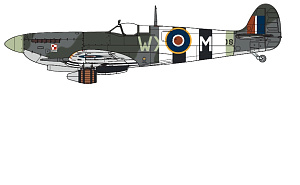 Сборная модель 1/24 Supermarine Spitfire Mk.IXc - Flying Dray (Airfix)
