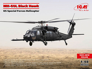 Сборная модель 1/48 Sikorsky MH-60L Black Hawk (ICM)