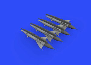 Дополнения из смолы 1/72 RS-2US missiles for Mikoyan MiG-21 (Eduard)