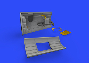 Дополнения из смолы 1/48 Messerschmitt Bf-109G-6 radio compartment (для модели Tamiya)