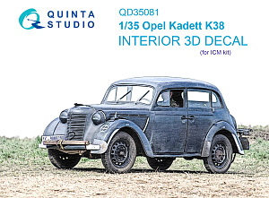 3D Декаль интерьера кабины Opel kadett k38 (ICM)