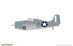 Сборная модель 1/48 GUADALCANAL Grumman F4F-4 Wildcat (Dual Combo kit) (Eduard kits)