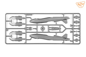 Сборная модель 1/72 de Havilland DH.88 Comet Advanced kit (Clear Prop)