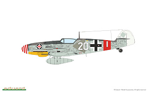 Сборная модель 1/72 Messerschmitt Bf-109G GUSTAV pt. 2 DUAL COMBO (Eduard kits)