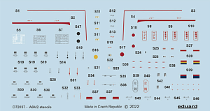 Декаль 1/72 A6M2 stencils (TAM/AIRF/HAS)