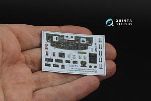 3D Декаль интерьера кабины B-24D/B-24J Liberator: отсек пилотов (Hobby Boss)