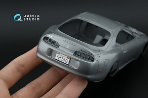 3D Декаль интерьера кабины Toyota Supra A80, экспортная версия (Tamiya) (с металлостикерами)