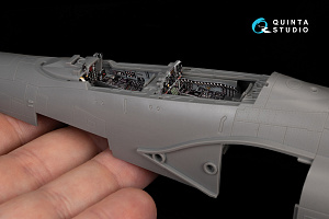 3D Декаль интерьера кабины F-4E early с установленным предкрылком крыла (Meng) (с 3D деталями)
