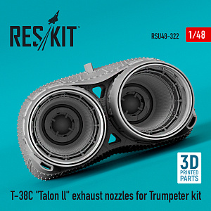 Дополнения из смолы 1/48 Northrop T-38C "Talon ll" exhaust nozzles (ResKit)