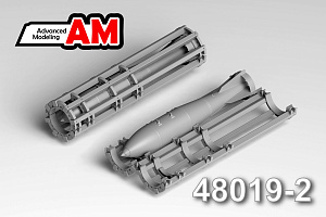 Дополнения из смолы 1/48 ФАБ-500М-62 фугасная авиабомба 500 кг с бомботарой (Advanced Modeling)