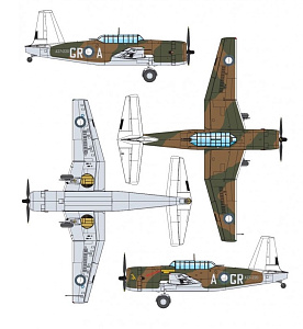 Сборная модель 1/72 Vultee Vengeance Mk.II (Dora Wings)