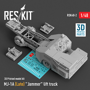 Дополнения из смолы 1/48 MJ-1A (Late) "Jammer" lift truck (3D-Printed model kit) (ResKit)