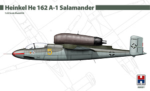 Сборная модель 1/32 Heinkel He-162A-1 Salamander (Hobby 2000) (повреждённая упаковка)