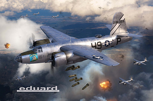 Сборная модель 1/72 Martin B-26 F/G Marauder (Limited edition kit) (Eduard kits)