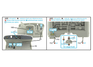 3D Декаль интерьера кабины семейство Opel Blitz  (Tamiya/Italeri)