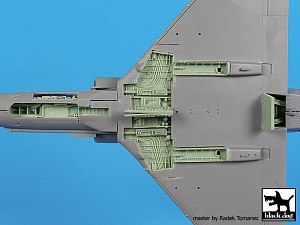 Дополнения из смолы 1/48 Douglas A-4 Skyhawk wheel bays + engine (with Hobby Boss kits)