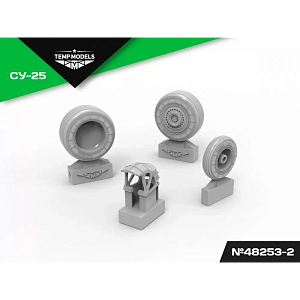 Дополнения из смолы 1/48 Колеса шасси СУ-25 3D (Temp Models)