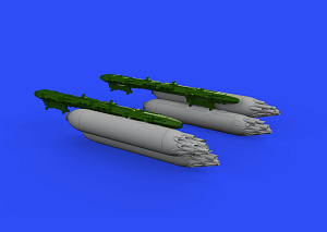Дополнения из смолы 1/48 Кассетный контейнер SUU-7 (с удлинёнными трубками)