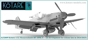 Сборная модель 1/32 Messerschmitt Bf-109K-4 (Kotare)