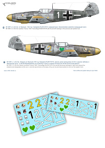 Декаль 1/48 Bf-109 F-2 ErgGr.JG54/ ErgJGr. Ost (Colibri Decals)