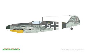 Сборная модель 1/72 Limited Edition AFRIKA - Messerschmitt Bf 109 (Dual Combo) (Eduard kits)