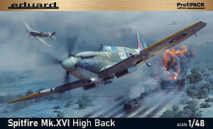 Сборная модель 1/48 Spitfire Mk.XVI High Back (PROFIPACK) (Eduard kits)