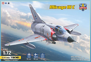 Сборная модель 1/72 Dassault Mirage IIIC (Modelsvit)