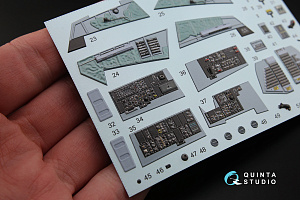 3D Декаль интерьера кабины F-14A (для модели Tamiya)