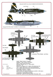 Декаль 1/48 Martin B-26 Marauder (Kits-World)