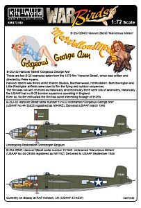 Декаль 1/72 Hannover Street Mitchells North-American B-25J-30NC (Kits-World)