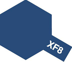 Краска акриловая Acrylic Mini XF-8 Flat Blue (Tamiya) (10ml)
