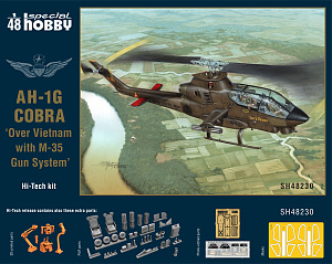 Сборная модель 1/48 AH-1G COBRA with M-35 Gun System (Special Hobby)