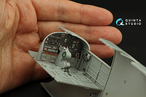 3D Декаль интерьера кабины B-25J Mitchell Glass nose (HK models)