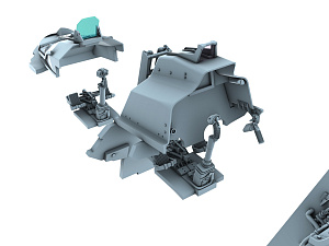 ЗD Декаль кабины для Су-30СМ (Звезда) (с 3D-печатными смоляными деталями)