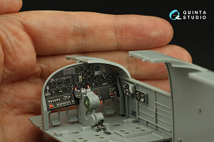 3D Декаль интерьера кабины B-25J Mitchell Gun nose (HK models)
