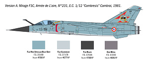 Сборная модель 1/48 Dassault Mirage F.1 (Italeri)